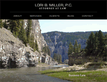 Tablet Screenshot of lorimillerlaw.com